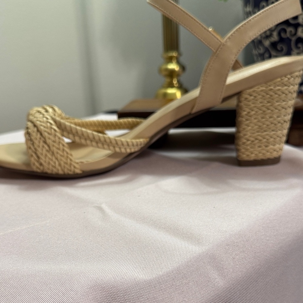 City Chic Women's Tan Braided Sandals FREEDOM size 13 (44) - Picture 5 of 7